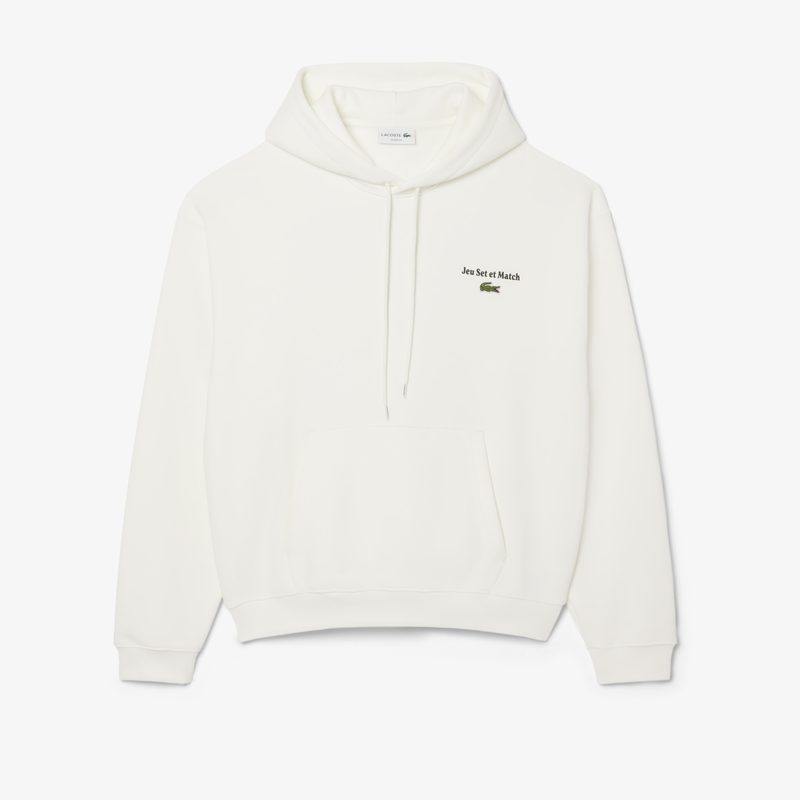 Мужская флисовая толстовка-худи Lacoste свободного кроя 4