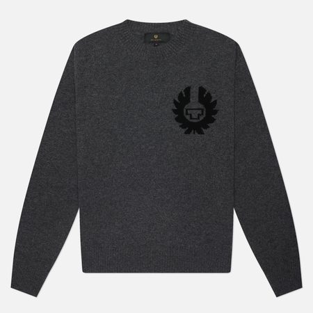 Мужской свитер Belstaff Competition Crew Neck, цвет серый