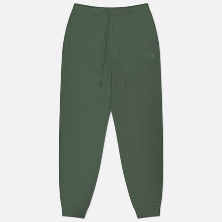 Мужские брюки Y-3 Cuffed French Terry, цвет зелёный