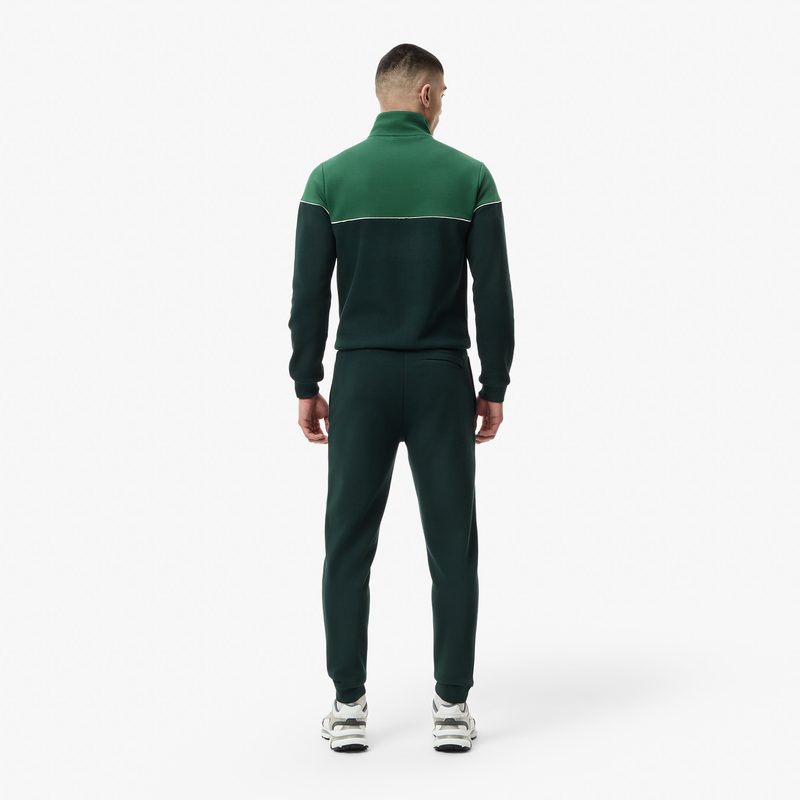 Мужские хлопковые спортивные брюки Lacoste приталенного кроя 2