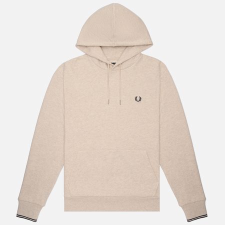 Мужская толстовка Fred Perry Tipped Hoodie, цвет бежевый