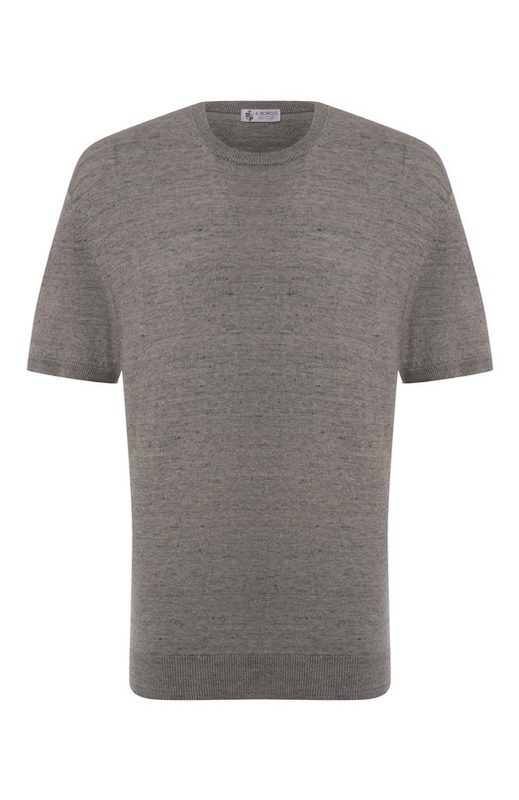 Джемпер изо льна и хлопка Il Borgo Cashmere