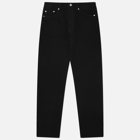 Мужские джинсы Edwin Regular Straight Kaihara Right Hand Black Denim 13 Oz, цвет чёрный