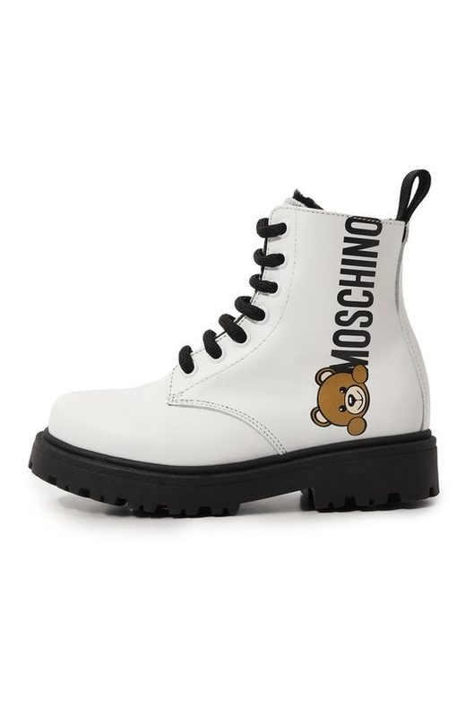 Кожаные ботинки Moschino 2