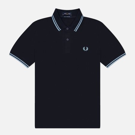 Мужское поло Fred Perry M12, цвет синий