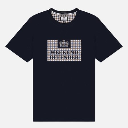 Мужская футболка Weekend Offender Shevchenko SS26, цвет синий