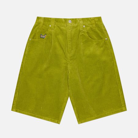Мужские шорты HUF Cromer Corduroy, цвет зелёный
