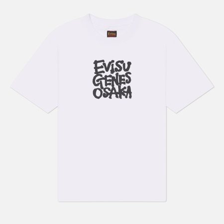 Мужская футболка Evisu Vintage Vintage Butterfly, цвет белый