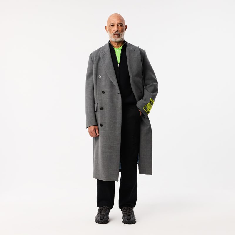 Мужской шерстяной свитер Lacoste на молнии 4