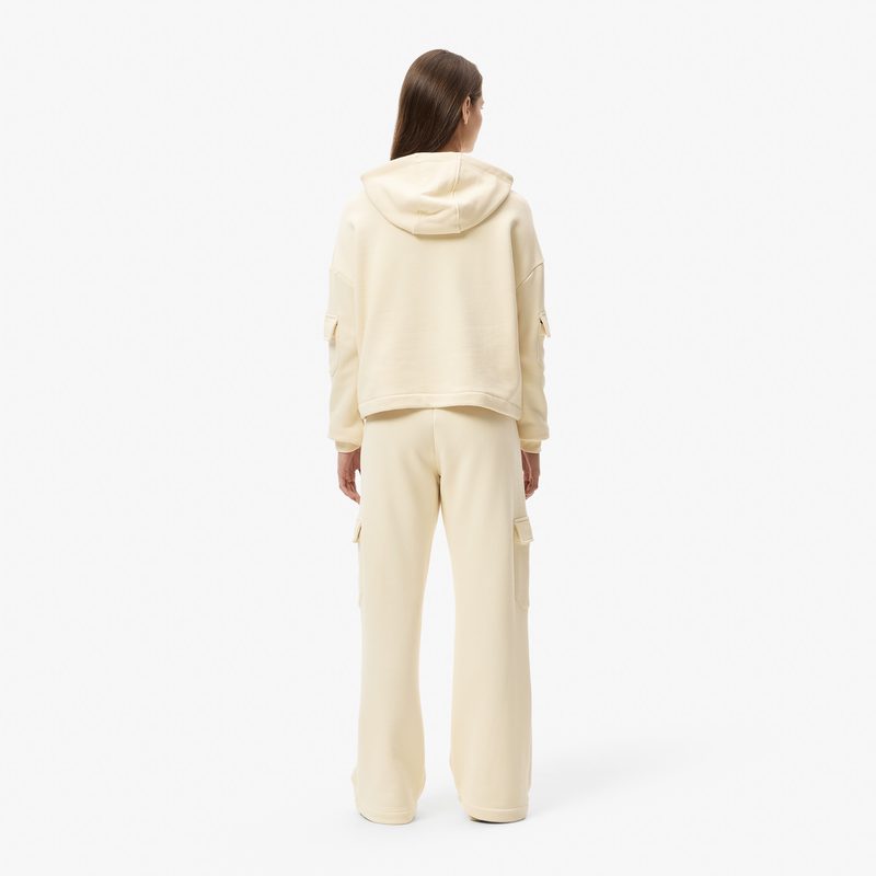 Женские хлопковые спортивные брюки Lacoste свободного кроя 2