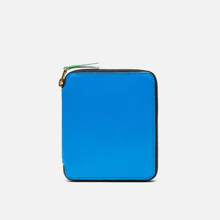 Кошелек Comme des Garcons Wallet SA2100SF Super Fluo, цвет голубой