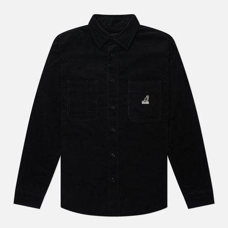Мужская рубашка Kangol Corduroy, цвет чёрный