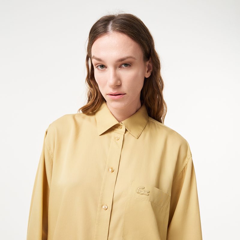 Женская рубашка Lacoste с нагрудным карманом 3
