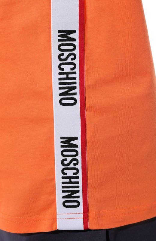 Хлопковая футболка Moschino 5