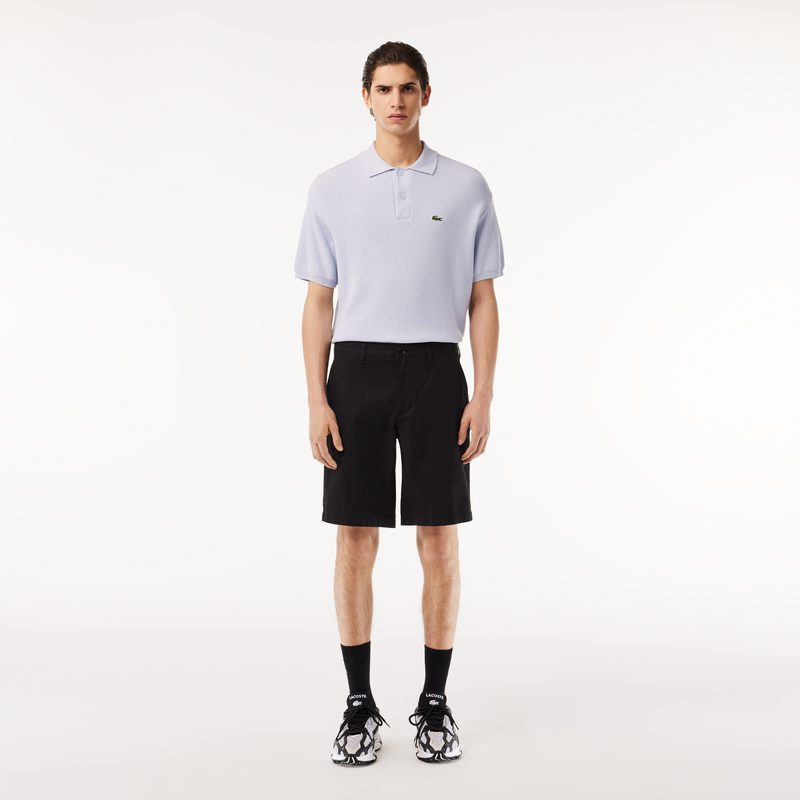 Мужские хлопковые шорты Lacoste прямого кроя