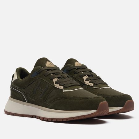 Мужские кроссовки Hackett Otto Run, цвет зелёный
