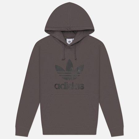 Мужская толстовка adidas Originals Trefoil Hoodie, цвет серый