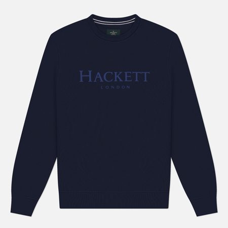 Мужская толстовка Hackett Heritage Essential Crew, цвет синий