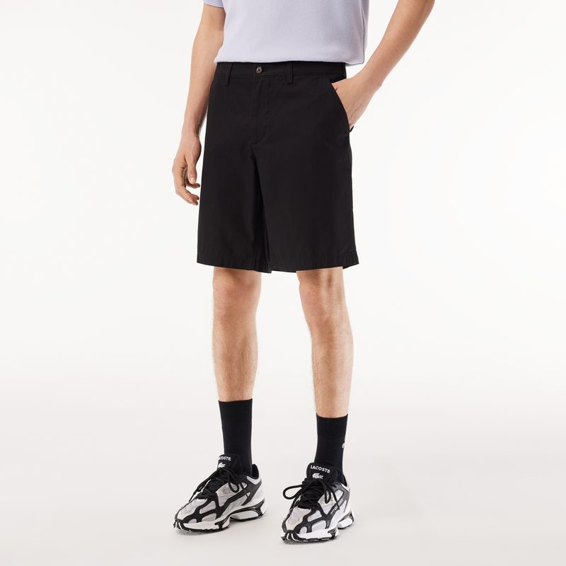 Мужские хлопковые шорты Lacoste прямого кроя 4