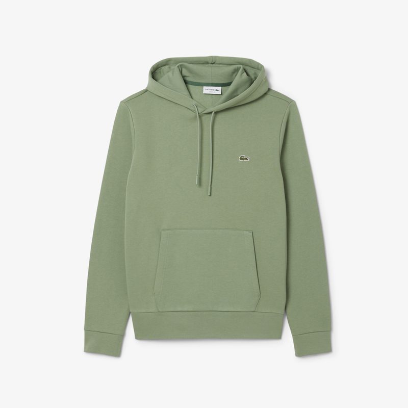 Мужское худи Lacoste классического кроя с флисом 4