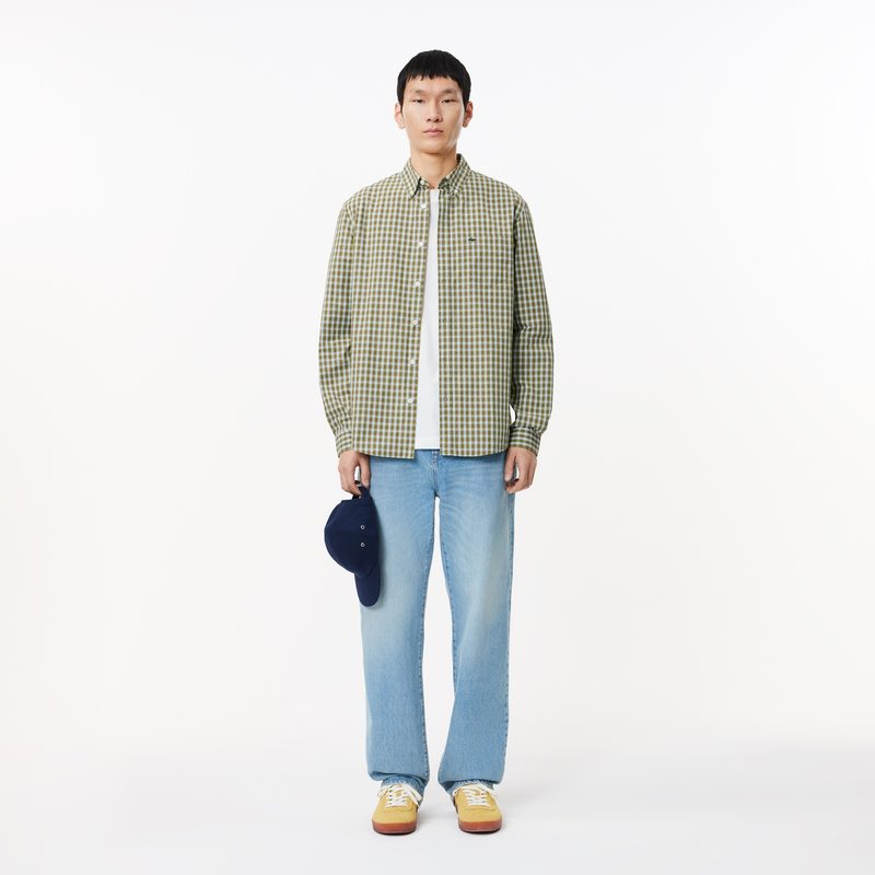 Мужская рубашка Lacoste стандартного кроя в клетку 4