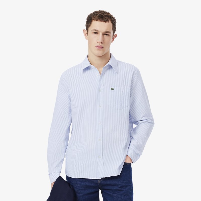 Мужская хлопковая рубашка Lacoste