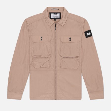 Мужская рубашка Weekend Offender Shields Overshirt, цвет бежевый