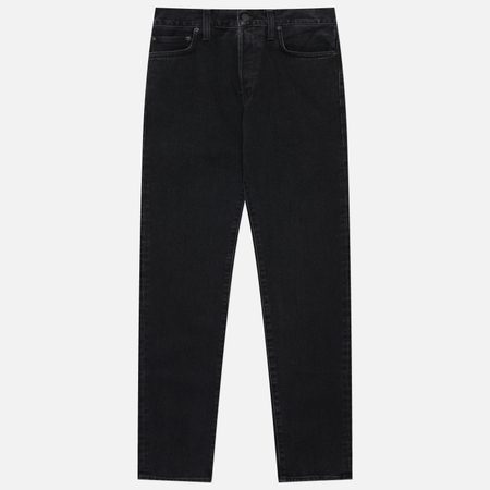 Мужские джинсы Carhartt WIP Klondike Maitland 13.5 Oz, цвет чёрный