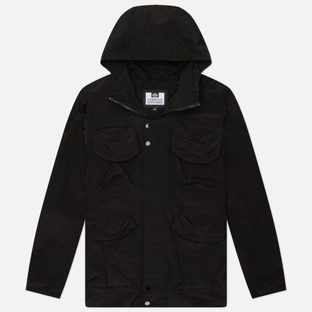 Мужская куртка ветровка Weekend Offender Cotoca Ripstop Field, цвет чёрный