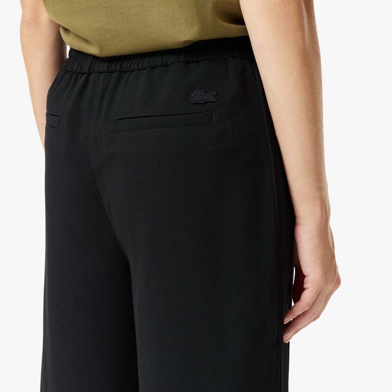 Женские высокие прямые брюки Lacoste свободного кроя 4