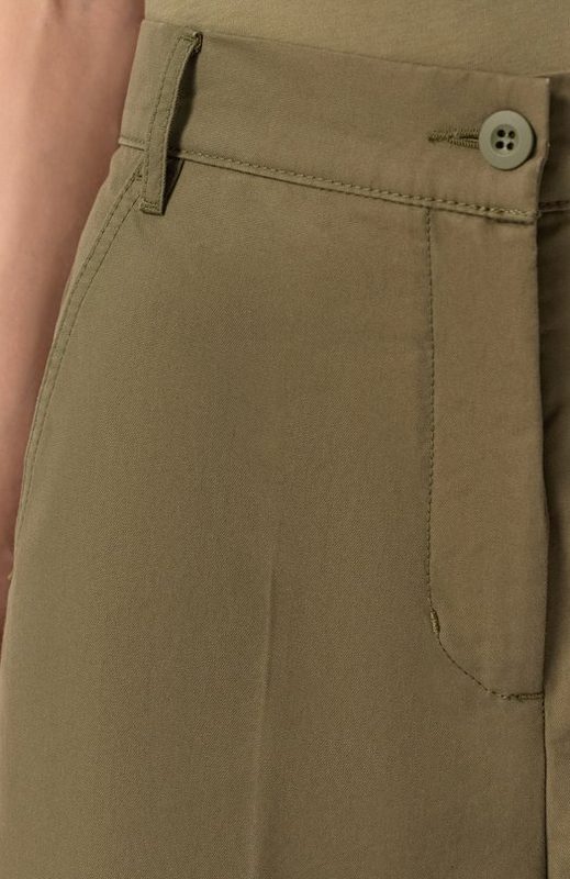Хлопковые брюки-карго Weekend Max Mara 5