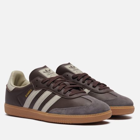 Кроссовки adidas Originals Samba OG, цвет коричневый