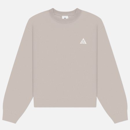 Женская толстовка Nike ACG Tuff Fleece Therma-FIT Crew Neck, цвет серый