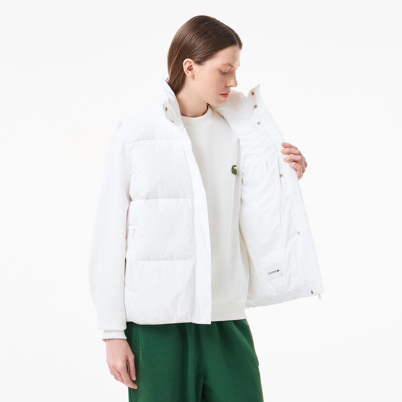 Женский жилет Lacoste с наполнением из смеси пуха и пера 4