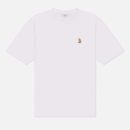 Мужская футболка Maison Kitsune Dreaming Fox Comfort, цвет белый