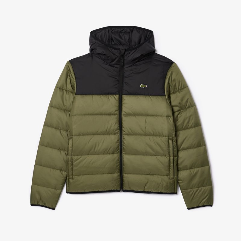 Мужская водоотталкивающая стеганая куртка-пуховик Lacoste 5