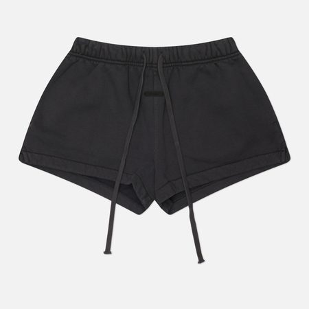 Женские шорты Fear of God ESSENTIALS Signature Running, цвет чёрный