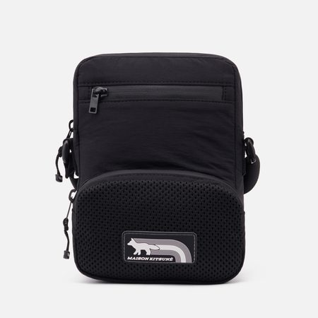 Сумка Maison Kitsune Flash Fox Crossbody, цвет чёрный