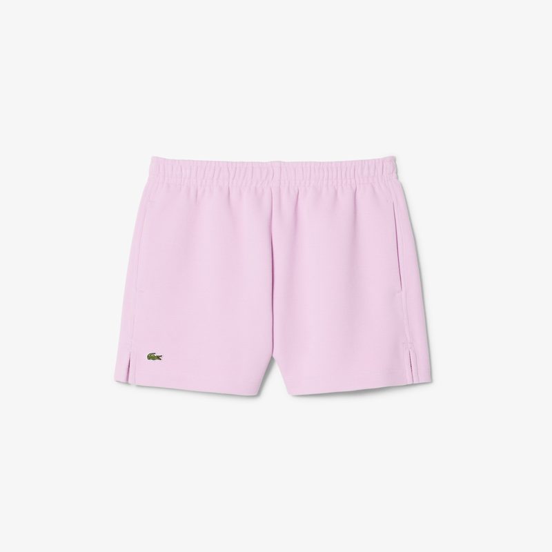 Женские хлопковые шорты Lacoste из пике 4