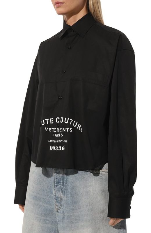 Хлопковая рубашка VETEMENTS 3