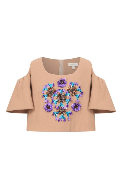 Шерстяной топ Delpozo