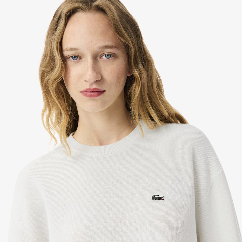Женский свитер Lacoste свободного кроя 3