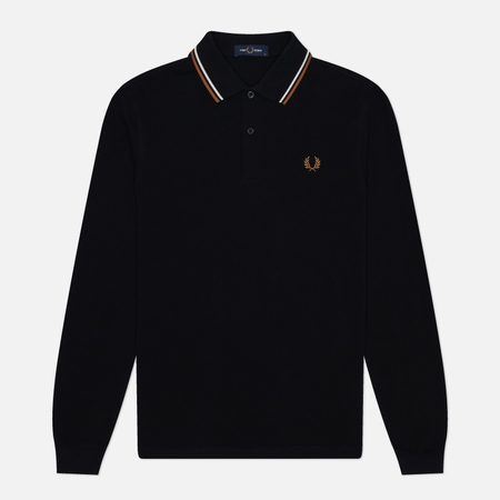 Мужской лонгслив Fred Perry M3636, цвет чёрный