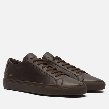 Мужские кроссовки Common Projects Achilles Premium, цвет коричневый