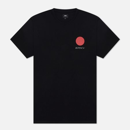Мужская футболка Edwin Japanese Sun, цвет чёрный
