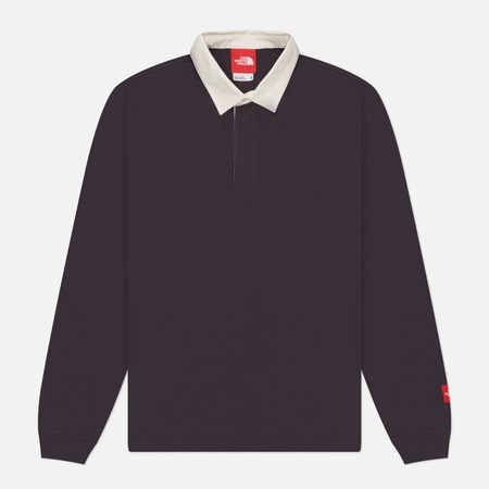 Мужской лонгслив The North Face TNF Red Box Rugby, цвет чёрный