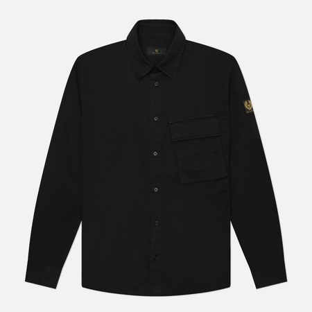 Мужская рубашка Belstaff Scale, цвет чёрный