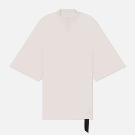 Мужская футболка Rick Owens DRKSHDW Temple Tommy Medium Weight Cotton Jersey, цвет белый
