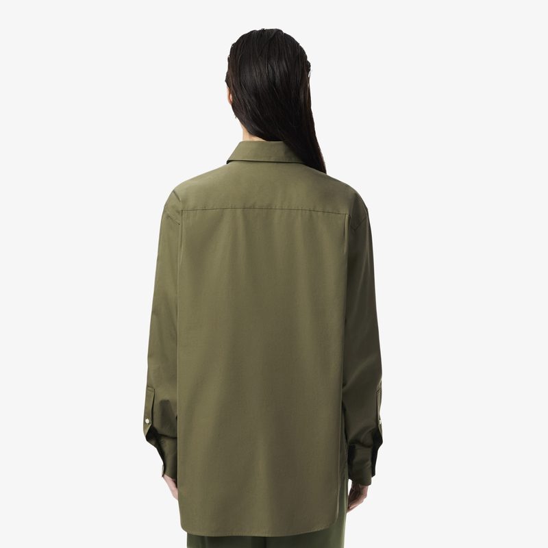 Женская рубашка Lacoste из хлопка 2
