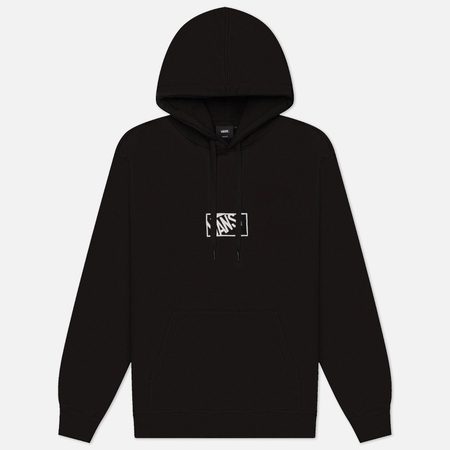 Мужская толстовка Vans Blocked Box Pull Over Hoodie, цвет чёрный